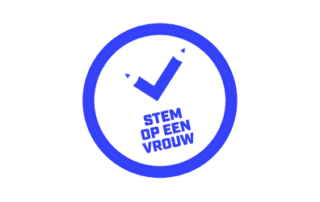 Logo Stem op een Vrouw